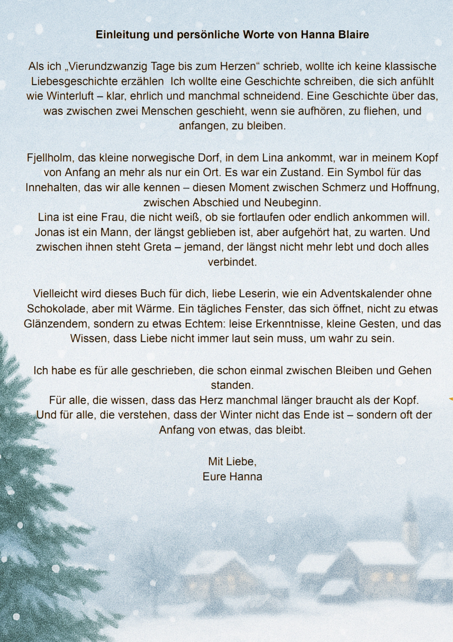 Vierundzwanzig Tage bis zum Herzen - Buch-Adventskalender